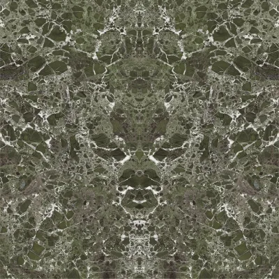 Choice Porcelain Peacock Verde countertop