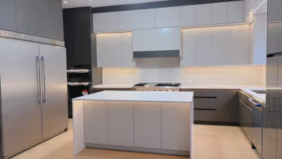 Choice Quartz in finished kitchens — installed kitchen 5
