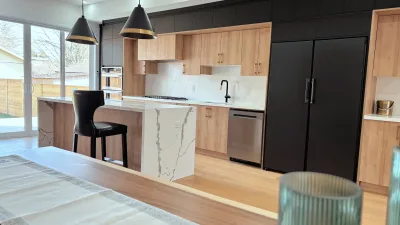 Choice Quartz in finished kitchens — installed kitchen 6